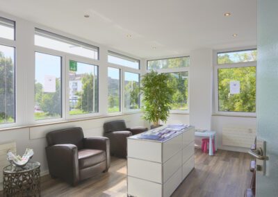 Wartebereich der Praxis